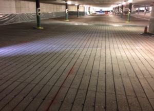 Cathodic Protection of Concrete in Car Park